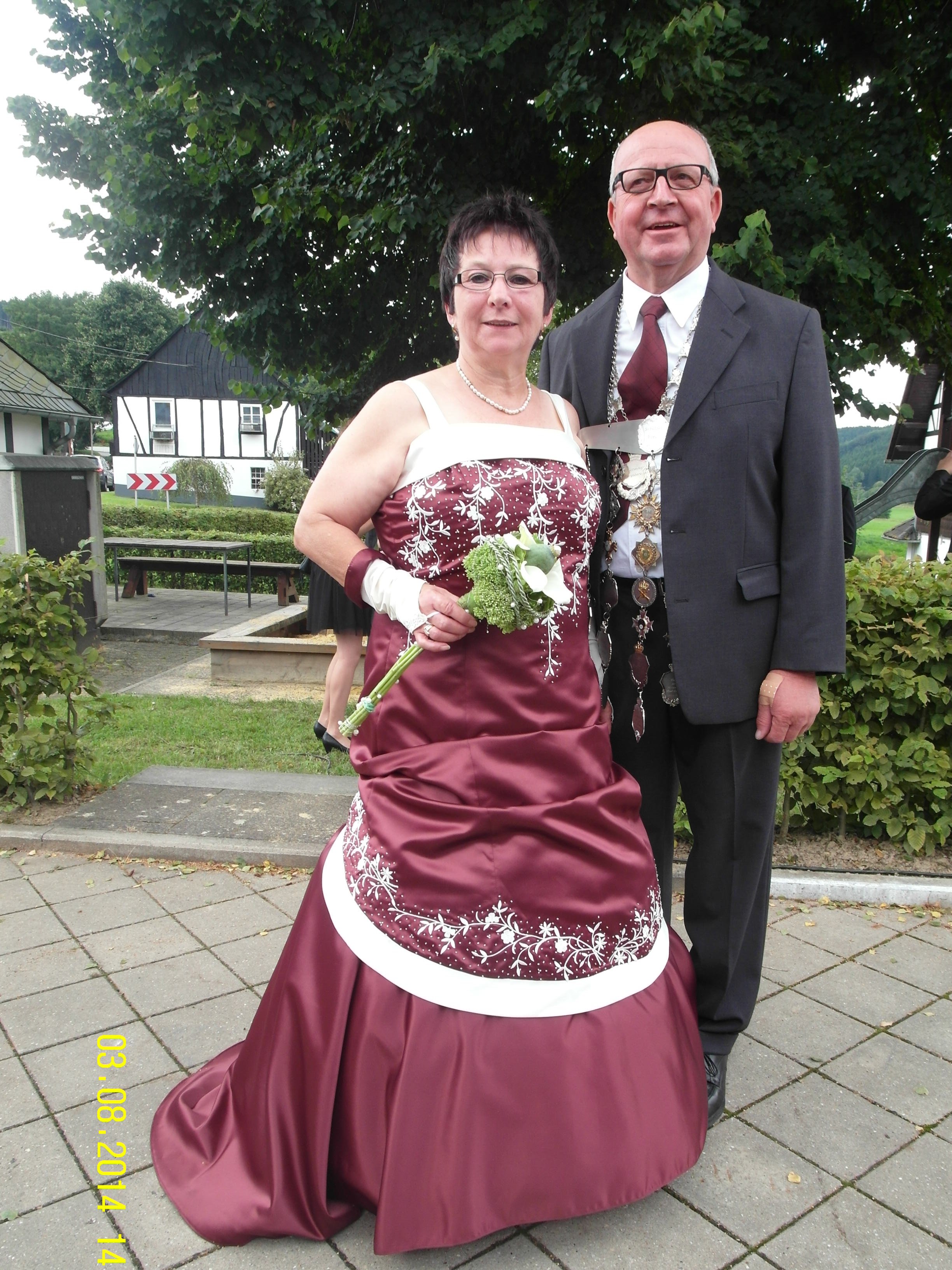 Norbert Krämer mit Königin Annemarie