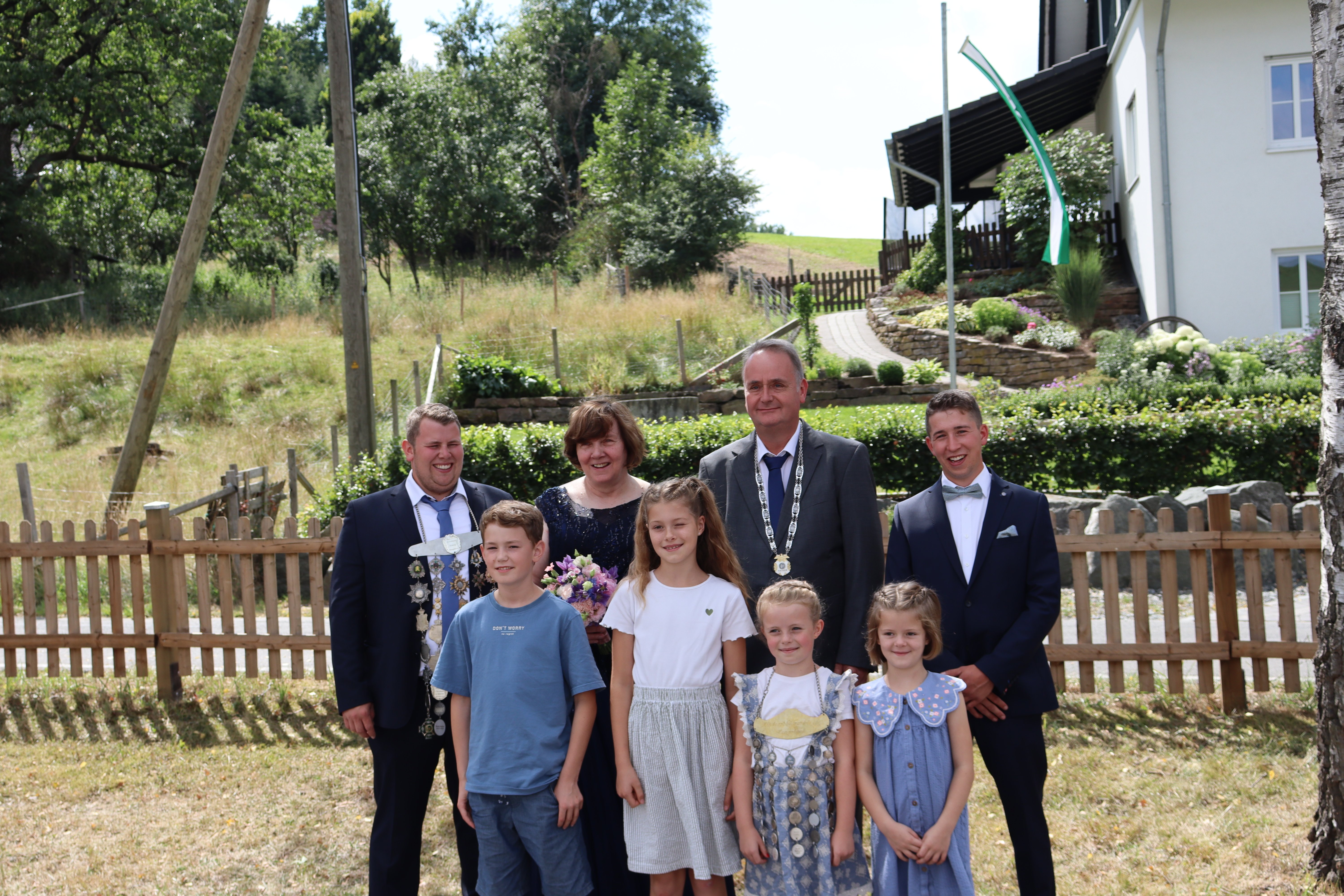Hofstaat 2026 des Tambourkorps Hengsbeck