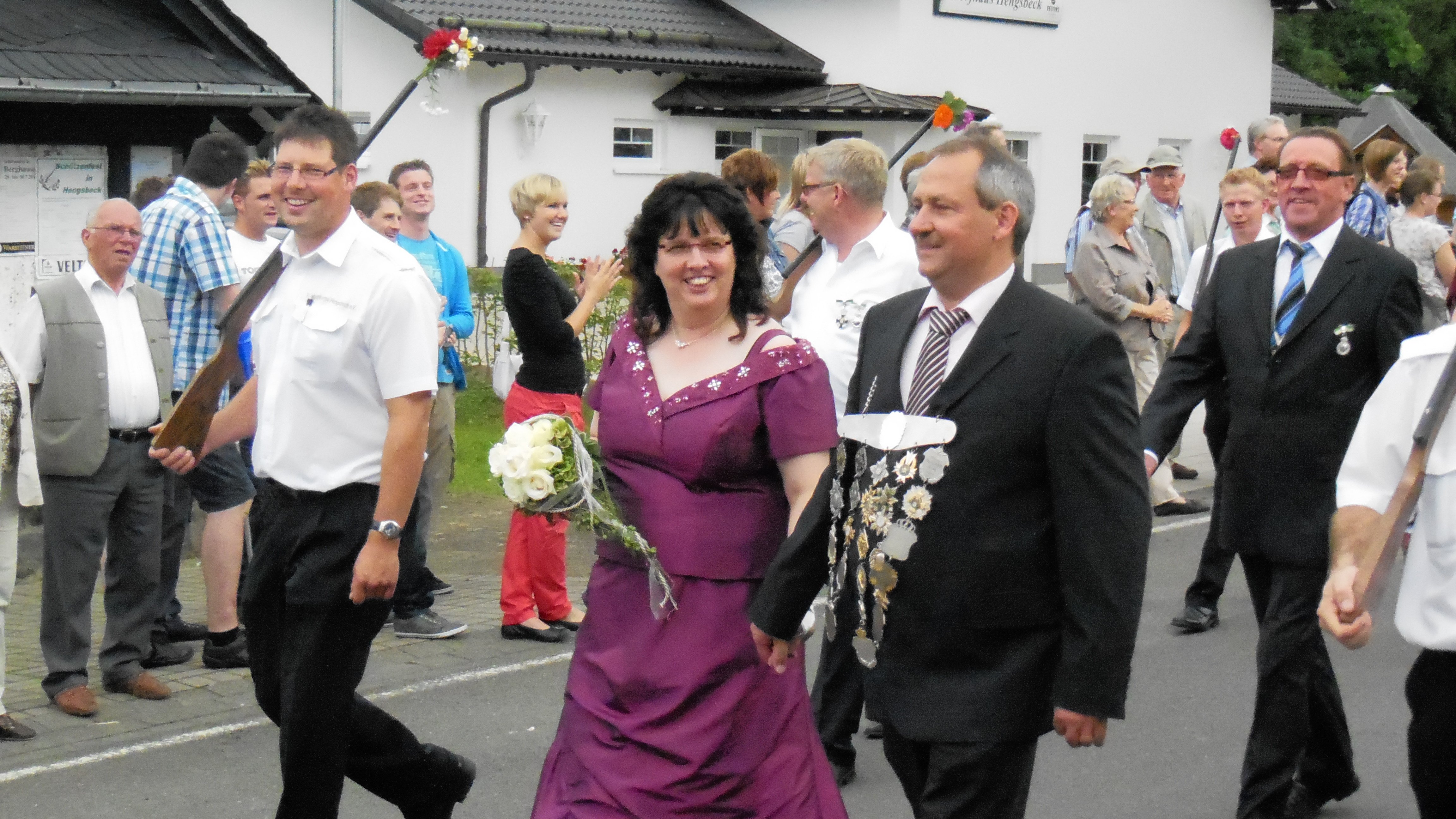Amtierendes Königspaar Marion und Christoph Bödefeld Königspaar Marion und Christoph Bödefeld